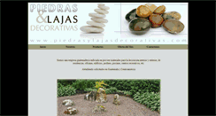 Desktop Screenshot of piedrasylajasdecorativas.com